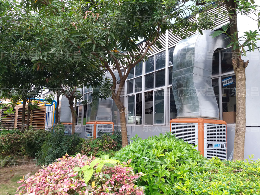 不知道大型廠房怎么降溫？看看環(huán)?？照{(diào)是怎么做到的