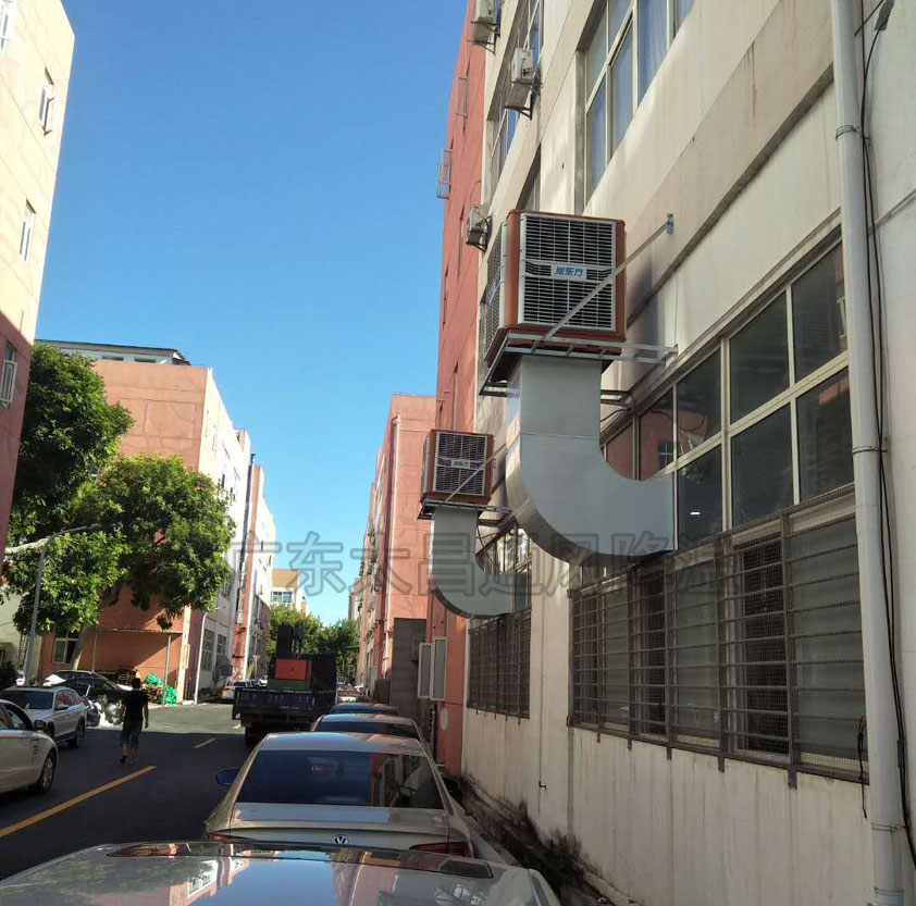 陶瓷廠降溫方案怎么做？看這家大型陶瓷車間環(huán)?？照{(diào)工程效果