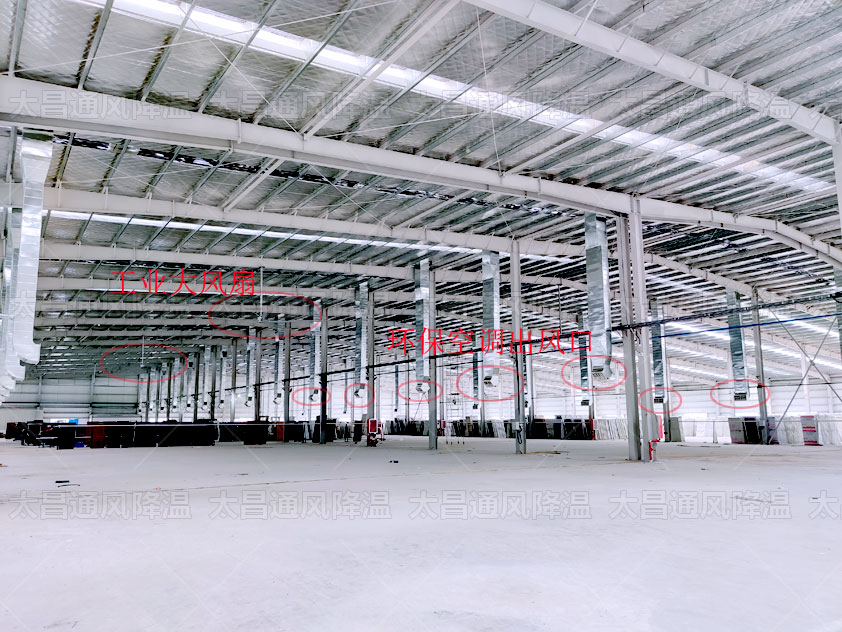 大型車間怎么降溫？扇機互補效果更佳