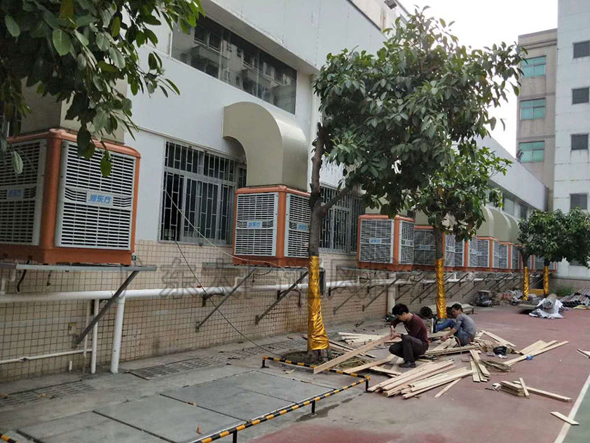 環(huán)?？照{(diào)低成本車間降溫解決方案